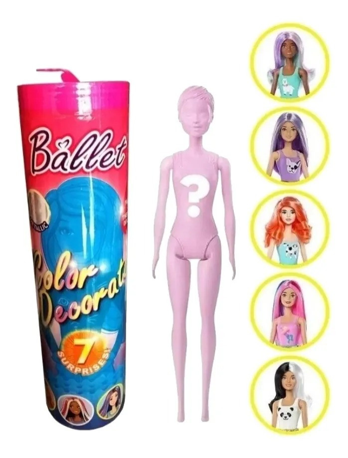 Miniatura 4 de Muñeca Barbie Color Reveal Sorpresa con